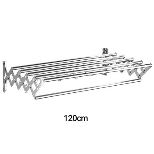 Séche linge extensible mural pour vêtement en aluminium thumbnail 1