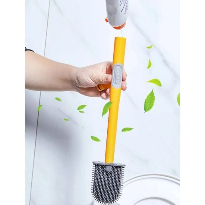 Brosse de cuvette de toilette Brosse de toilette en silicone