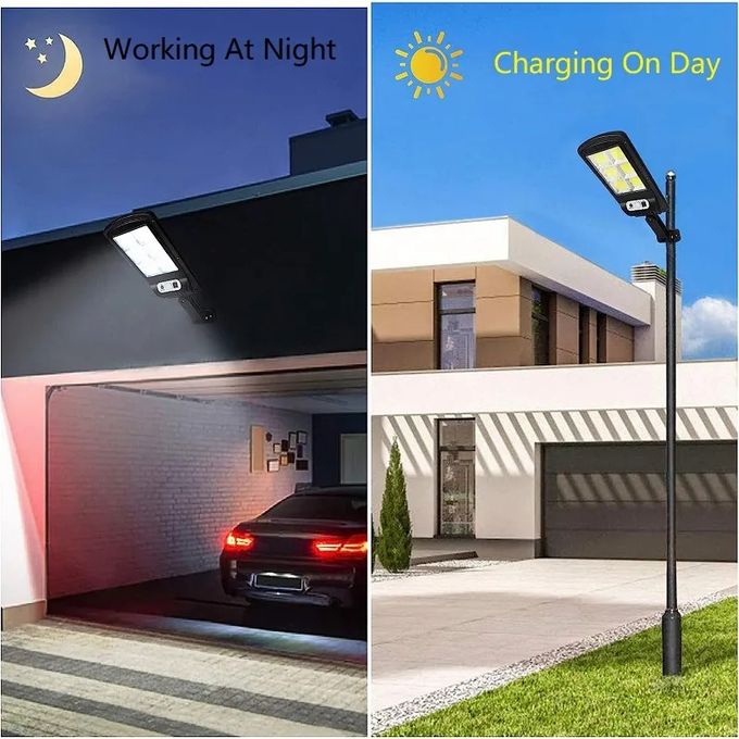 Projecteur 240 Led solaire à capteur de mouvement avec télécommande