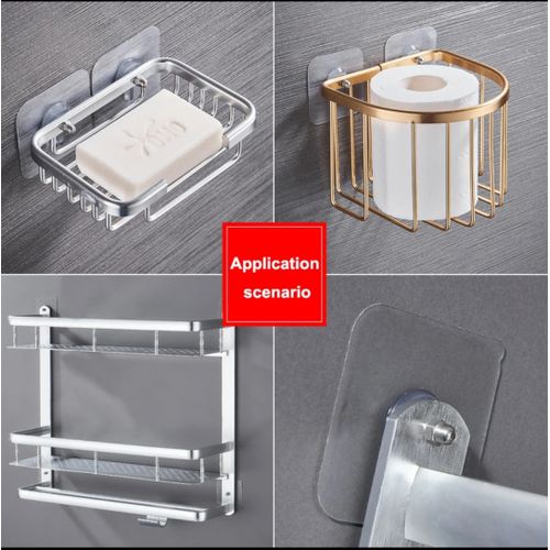 20 Pièces Crochet Adhésif Transparent,Crochet Adhesif Mural Tableau