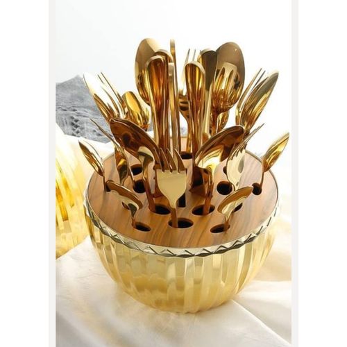 Pack Ustensiles Table De Luxe En forme D'œuf 24 Pièces