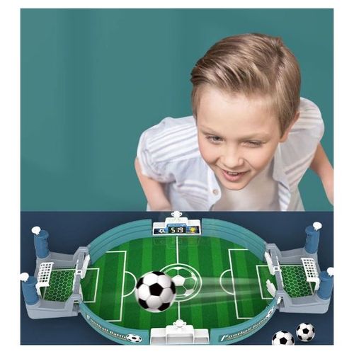 Mini Terrain de Football de Table à Deux Joueurs Jouet Sportif pour les Petits thumbnail 2