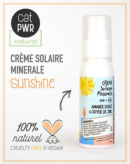 Sunshine Crème / Ecran Solaire Naturel Minéral & Invisible SPF50+ thumbnail 3