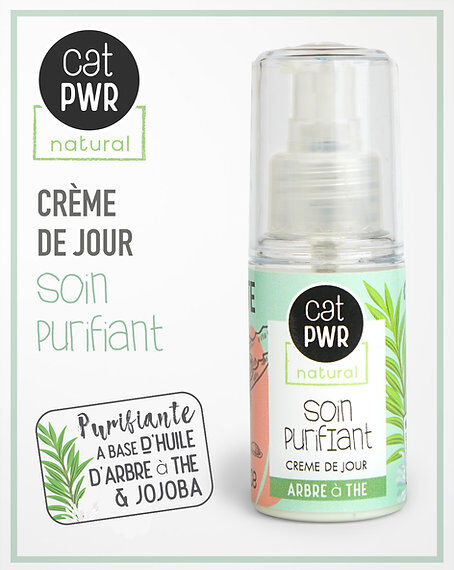 Soin Purifiant Crème de Jour Peau Mixte à Grasse ou Acnéique