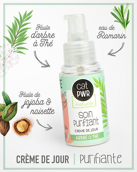 Soin Purifiant Crème de Jour Peau Mixte à Grasse ou Acnéique