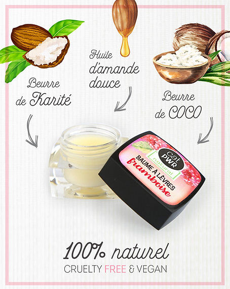 Baume à Lèvres Framboise