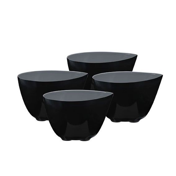 Set 4 Bols Coupelle PF Gris Melamin