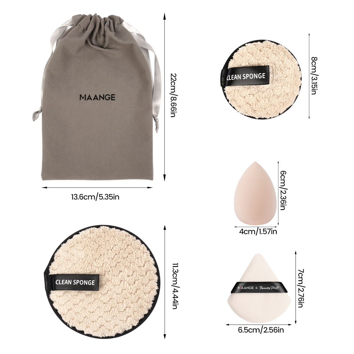 20 Pieces Makeup Brush Kit thumbnail 2