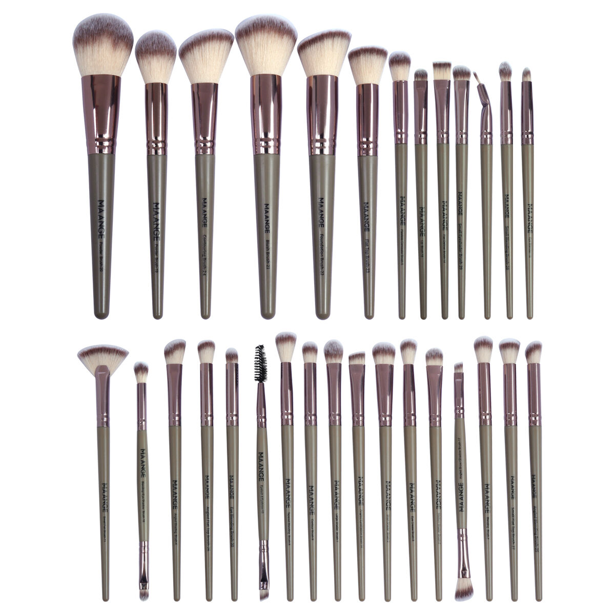 30 Pieces Makeup Brush With Bag thumbnail 1