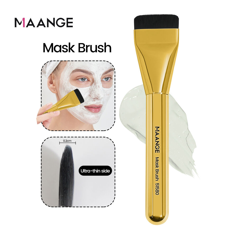 Single Foundation Brush-Gold