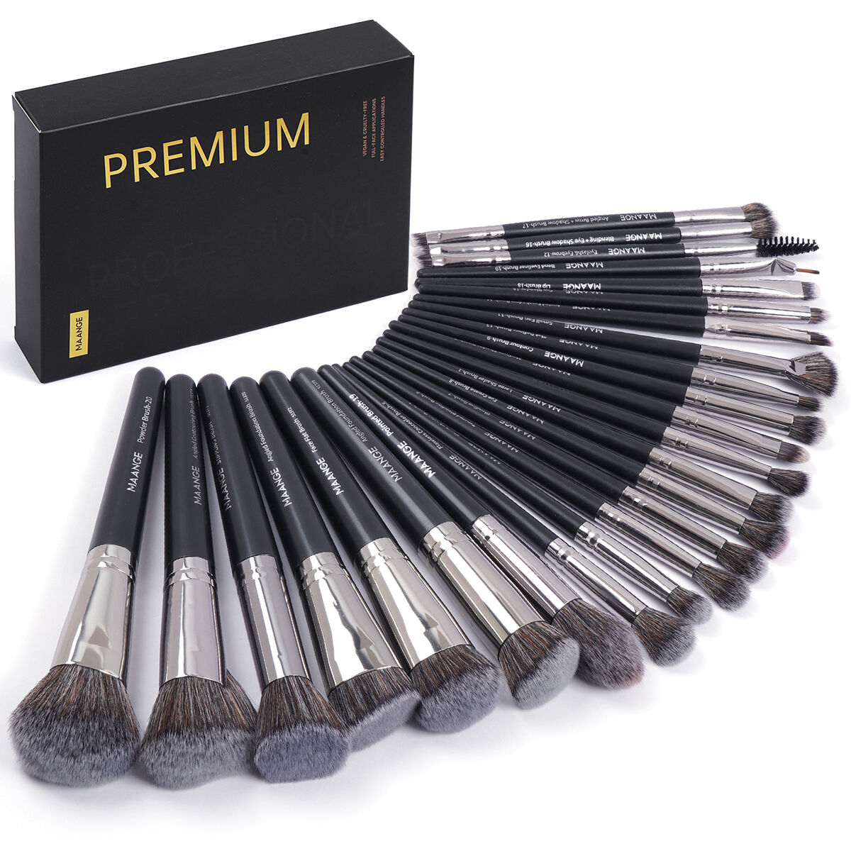 25 Pieces Makeup Brush Kit thumbnail 4