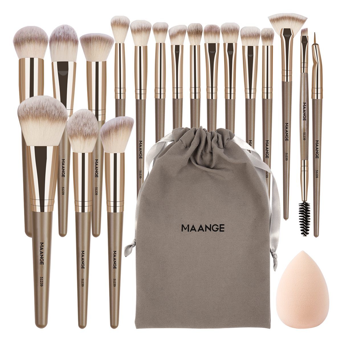 18 Pieces Makeup Brush Kit