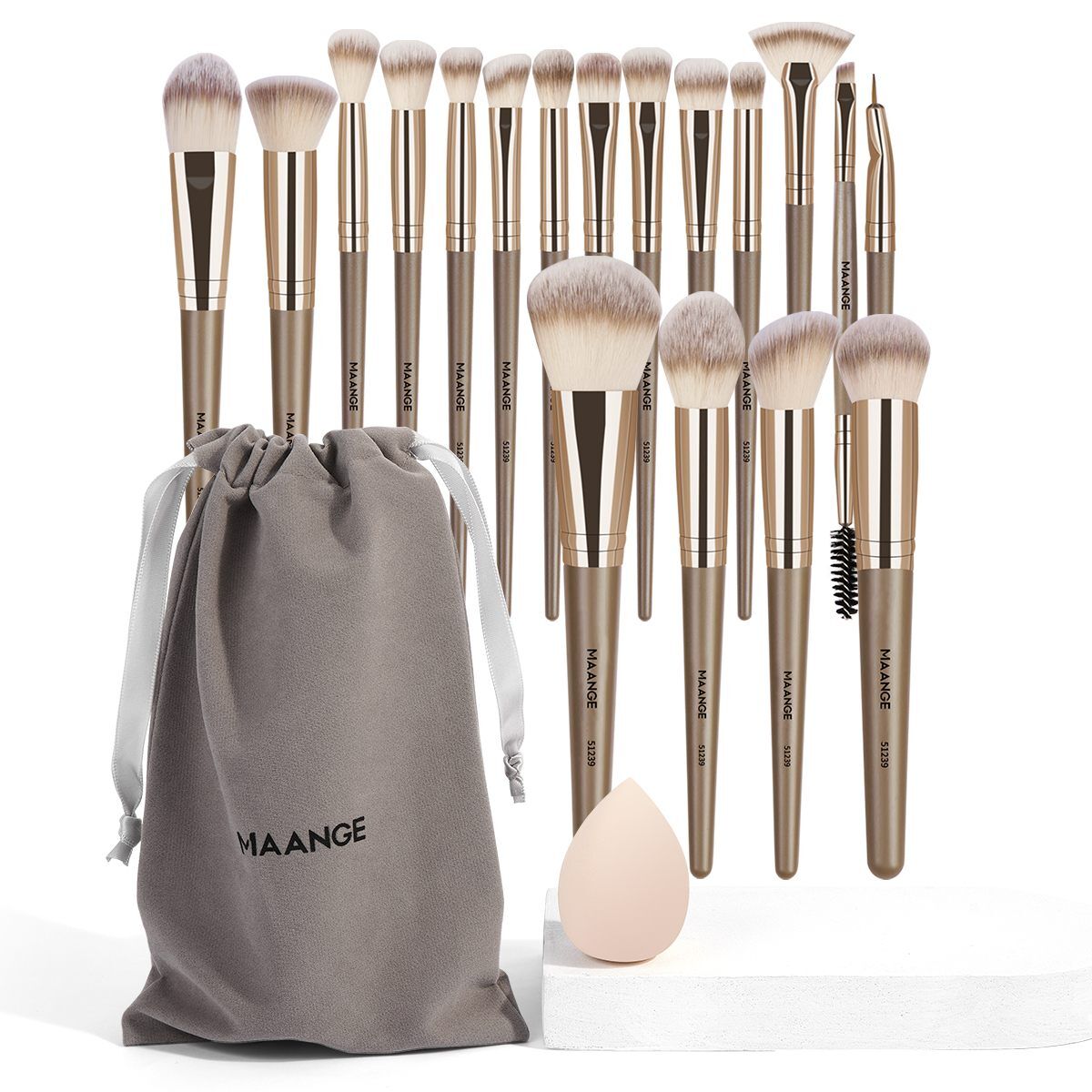 18 Pieces Makeup Brush Kit thumbnail 3