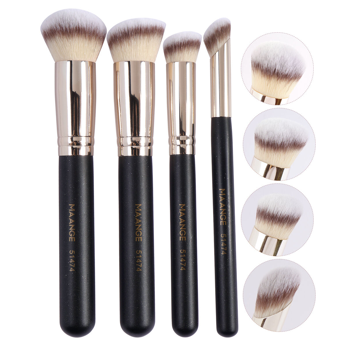 4 Pieces Makeup Brush with Box thumbnail 4