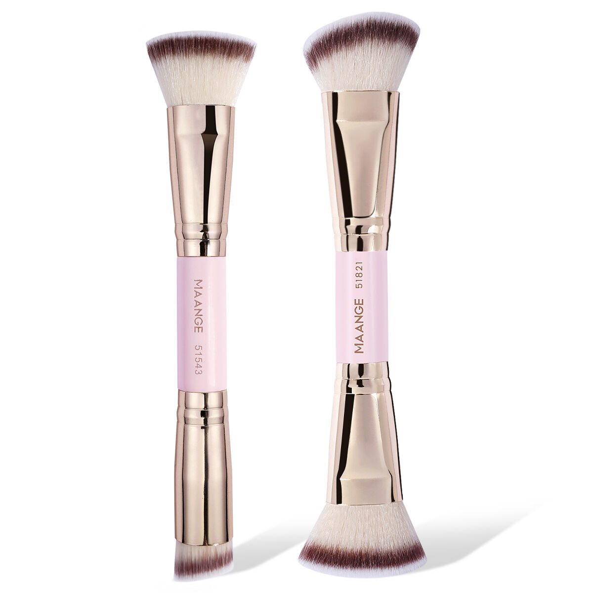 2 Pieces Double-End Makeup Brush thumbnail 2