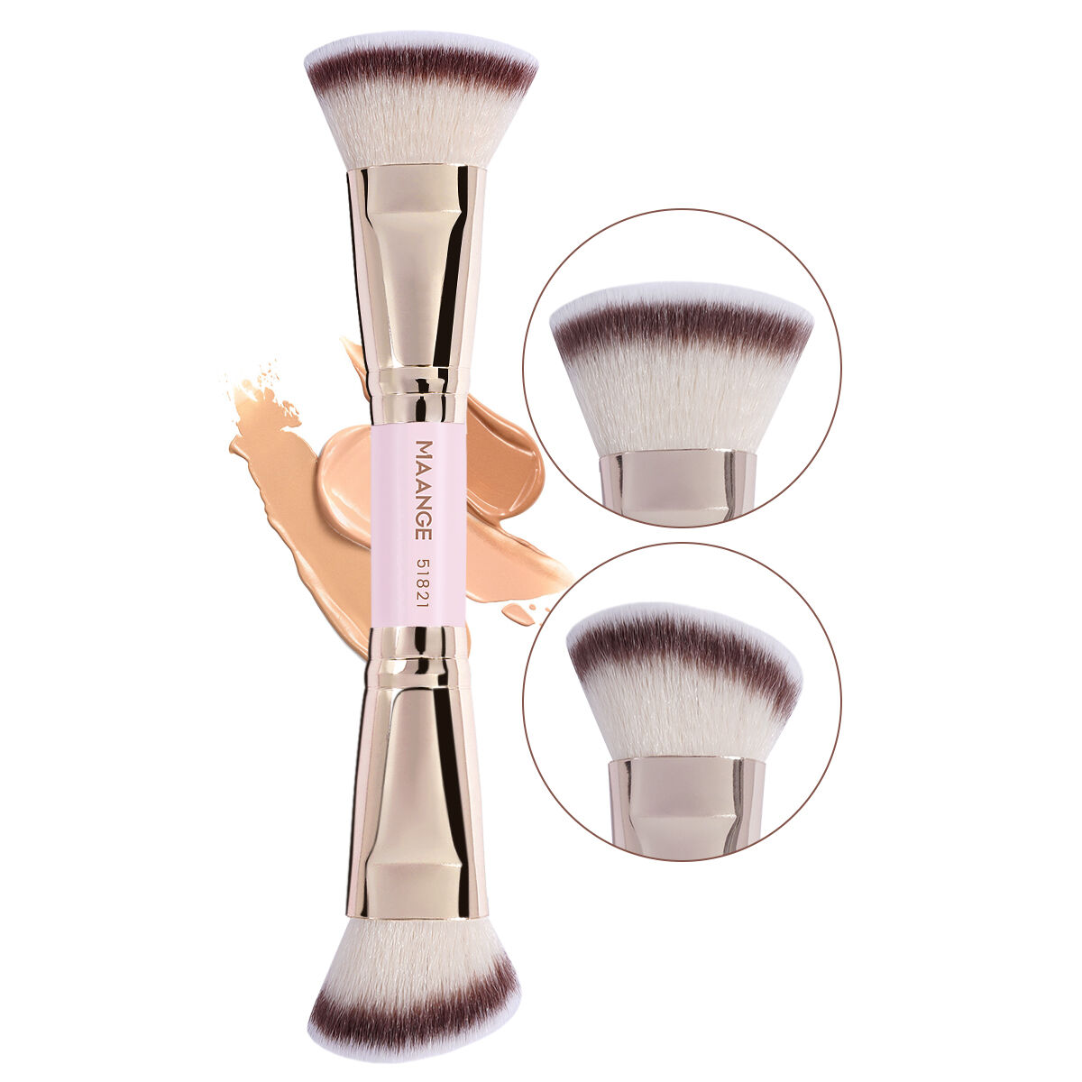 2 Pieces Double-End Makeup Brush thumbnail 4
