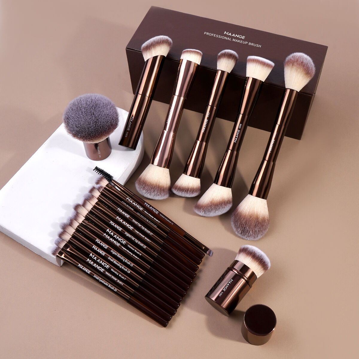 20 Pieces Makeup Brush with Box