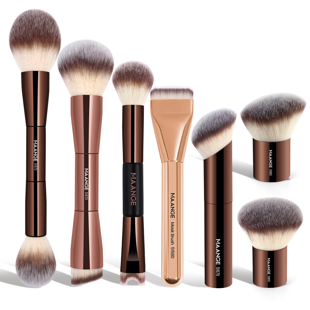 7 Pieces Makeup Brush with Bag
