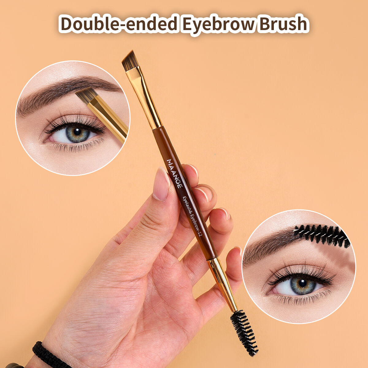 13 Pieces Makeup Brush-Coffee Gold thumbnail 4