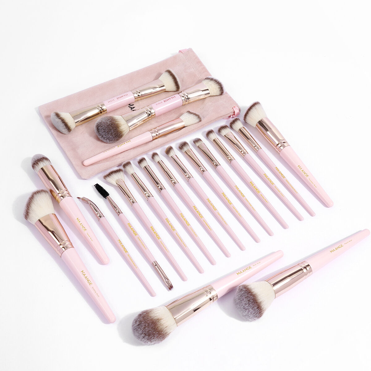 20 Makeup Brush with Bag