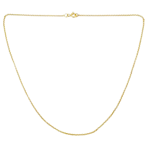 Chaîne pour Bébé en Or Jaune 18K - Cadeau Naissance