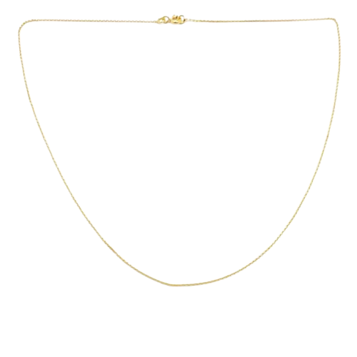 Chaîne pour Bébé en Or Jaune 18K - Cadeau Naissance