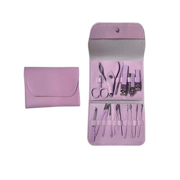 Kit Manucure et Pédicure Professionnel 16 en 1 Mauve
