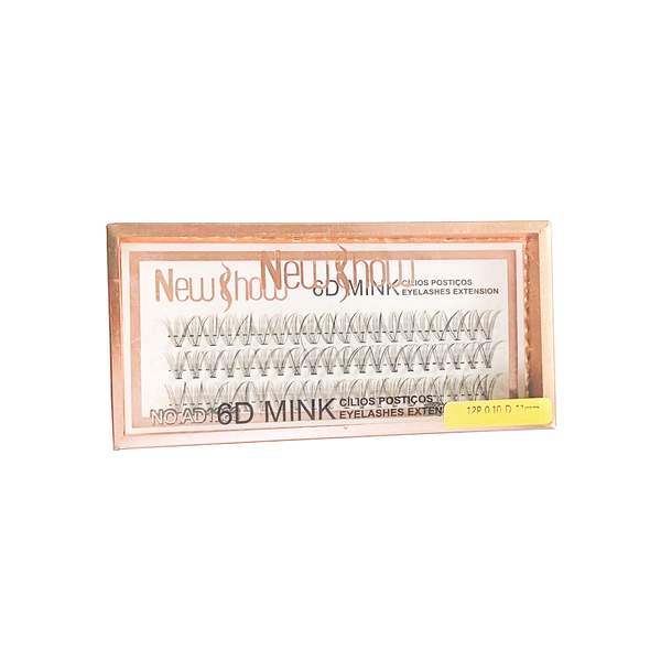 Bande de Faux Cils Individuels 6d 12p-12mm