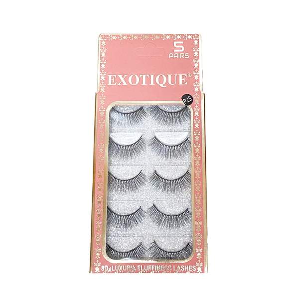 5 Pairs Faux Cils Exotique