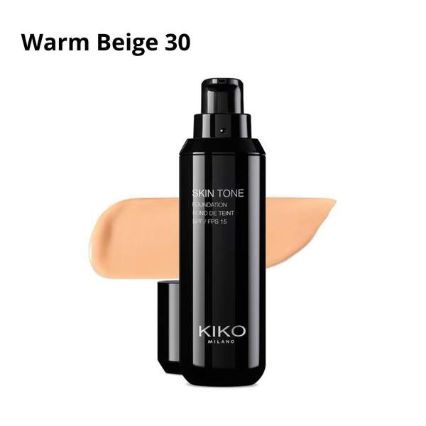 Skin Tone Foundation Spf 15 Warm Beige 30  Ml