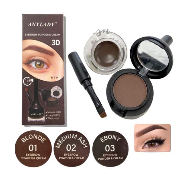 Eyebrow Powder & Cream 3d Eyebrow Gel