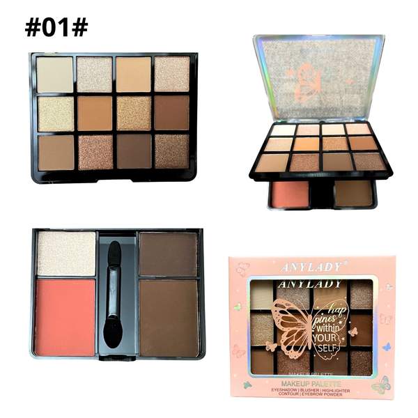 Palette de Fards à Paupières Multifonction 01