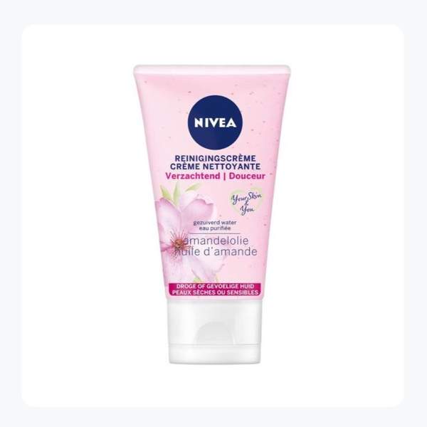 Gel-crème Nettoyant à Lhuile Damande Naturelle pour Visage