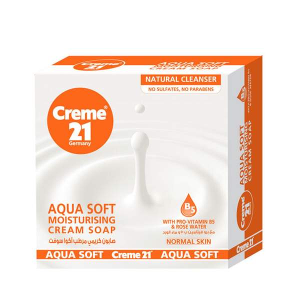 Savon Cream 21 Aqua Soft sans Parabène sans Sulfate