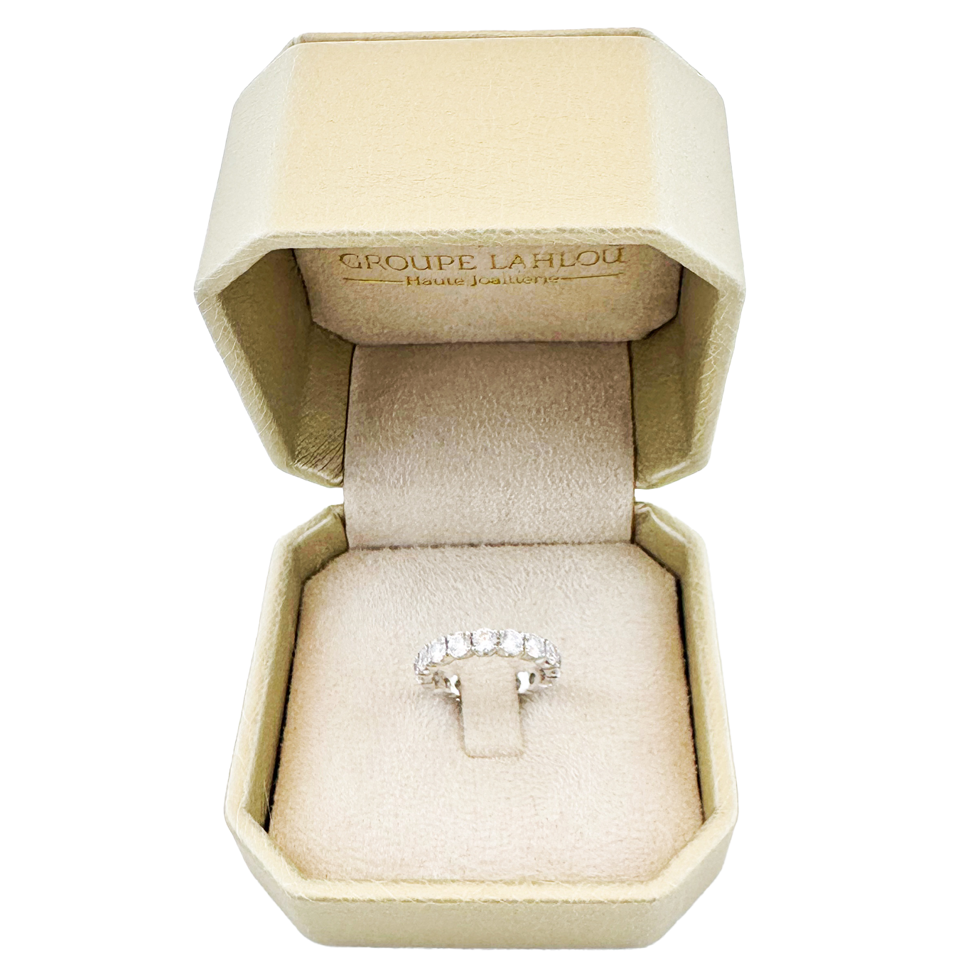 Bague de Fiançailles Or Blanc 18K – Symbole D’amour et D’engagement