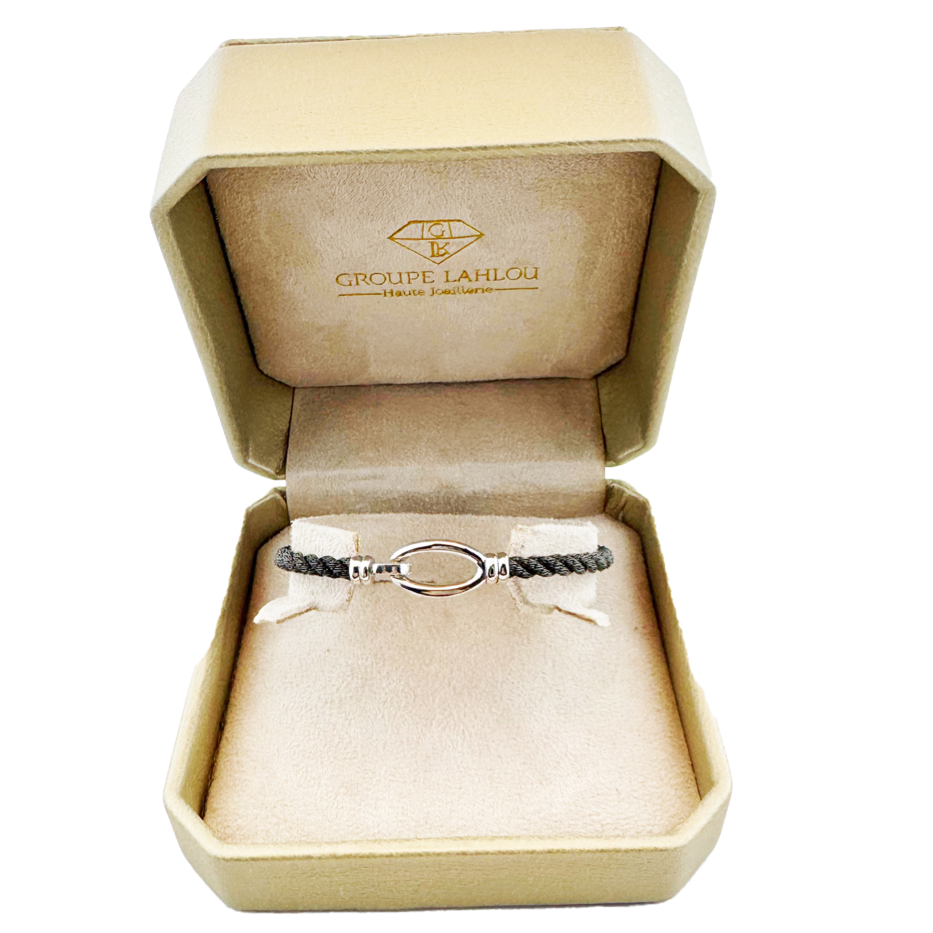 Bracelet Homme en Or Blanc 18K - Symbole Doriginalité