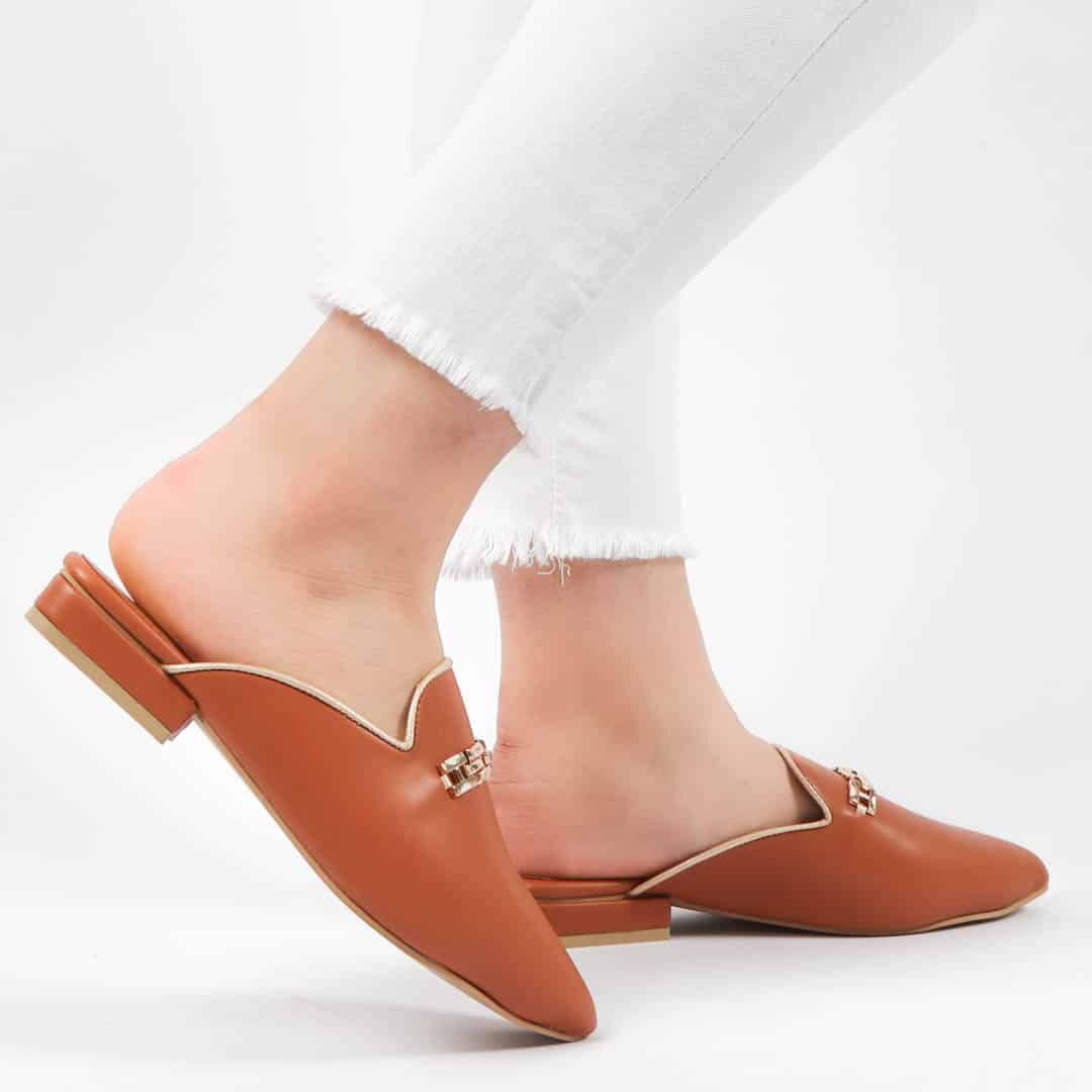 Anja – Mules Femmes En Grenat