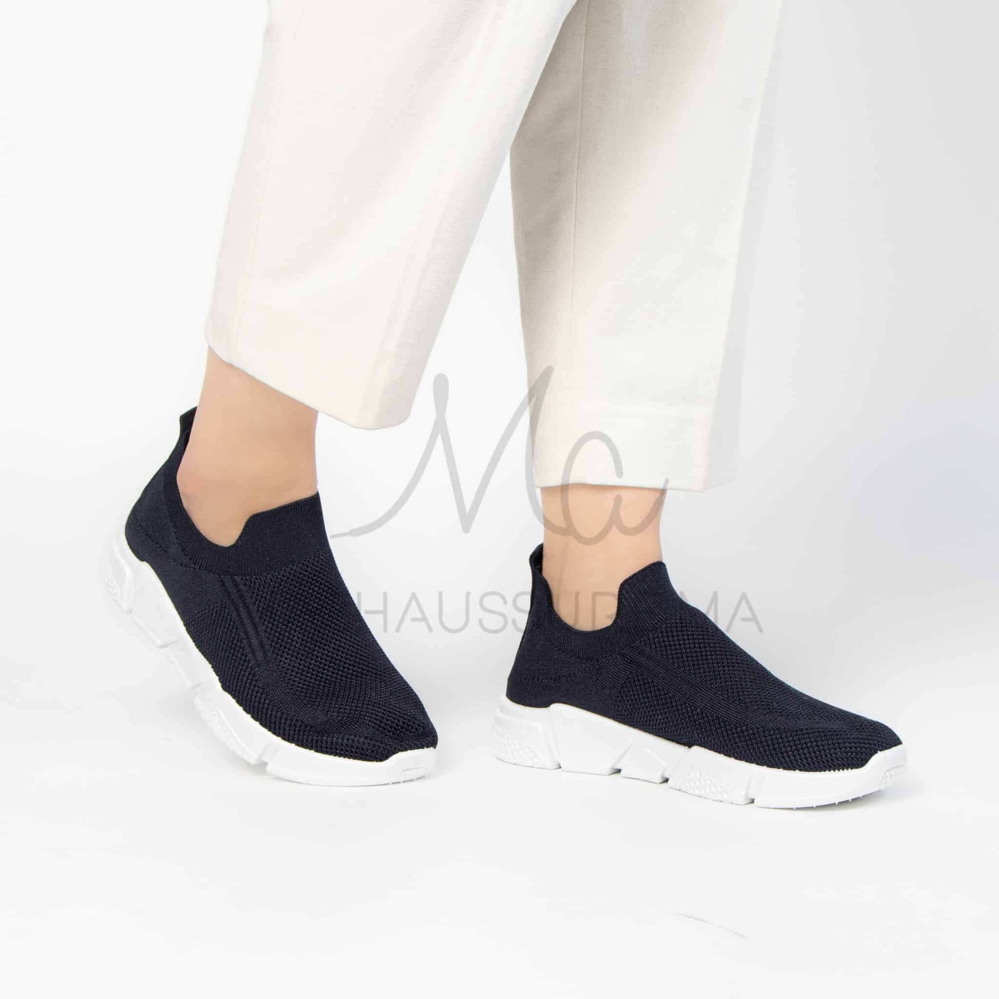 Breeze - Baskets Confort respirantes en Bleu