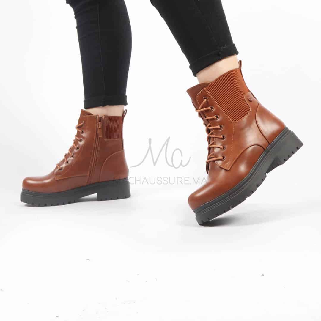 Helga - Bottines en Tabac