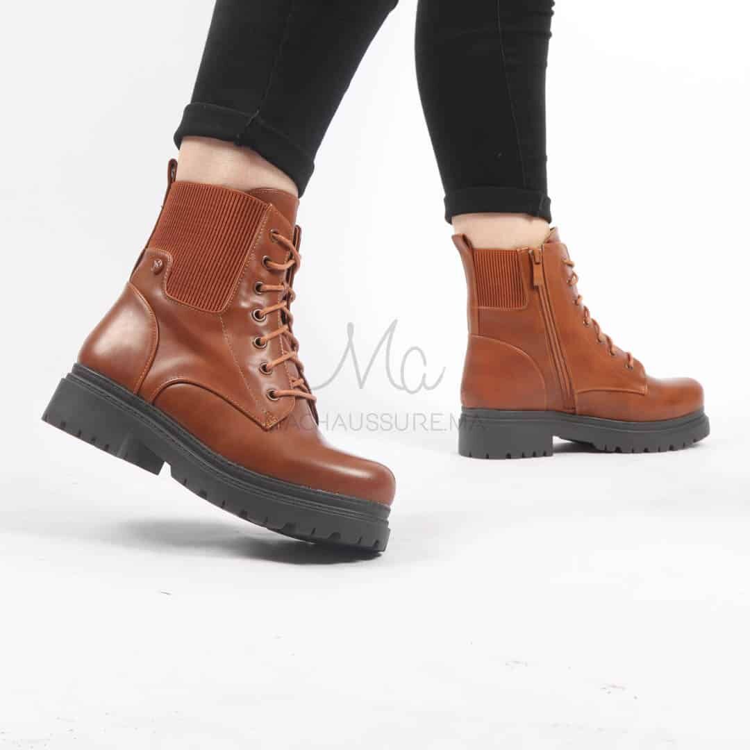 Helga - Bottines en Tabac