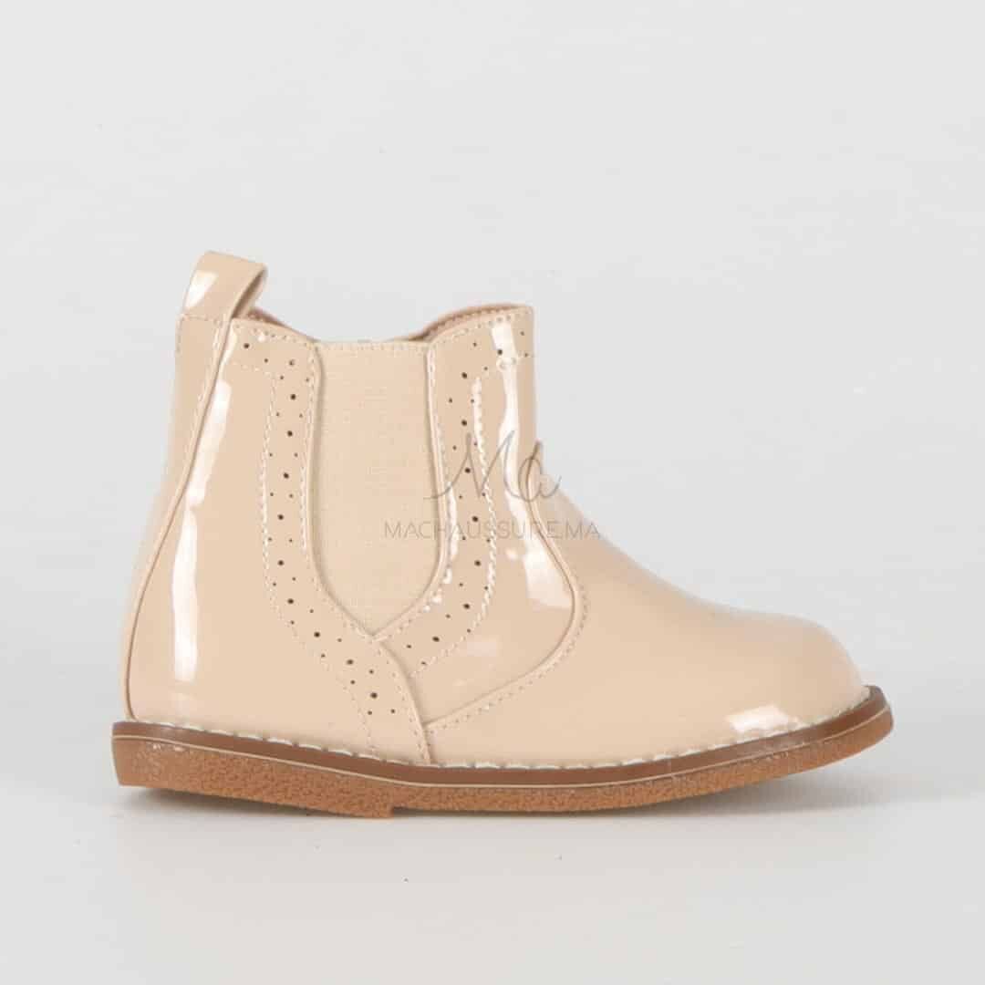 Sonya - Bottines Enfant En Beige