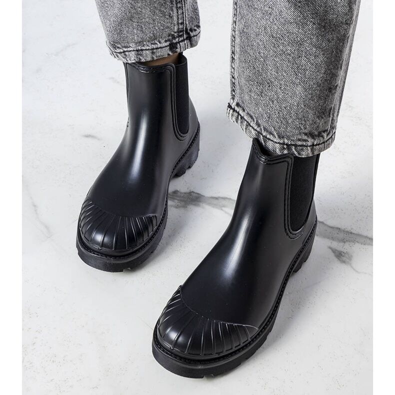 Jany - Bottines Imperméables En Noir thumbnail 1