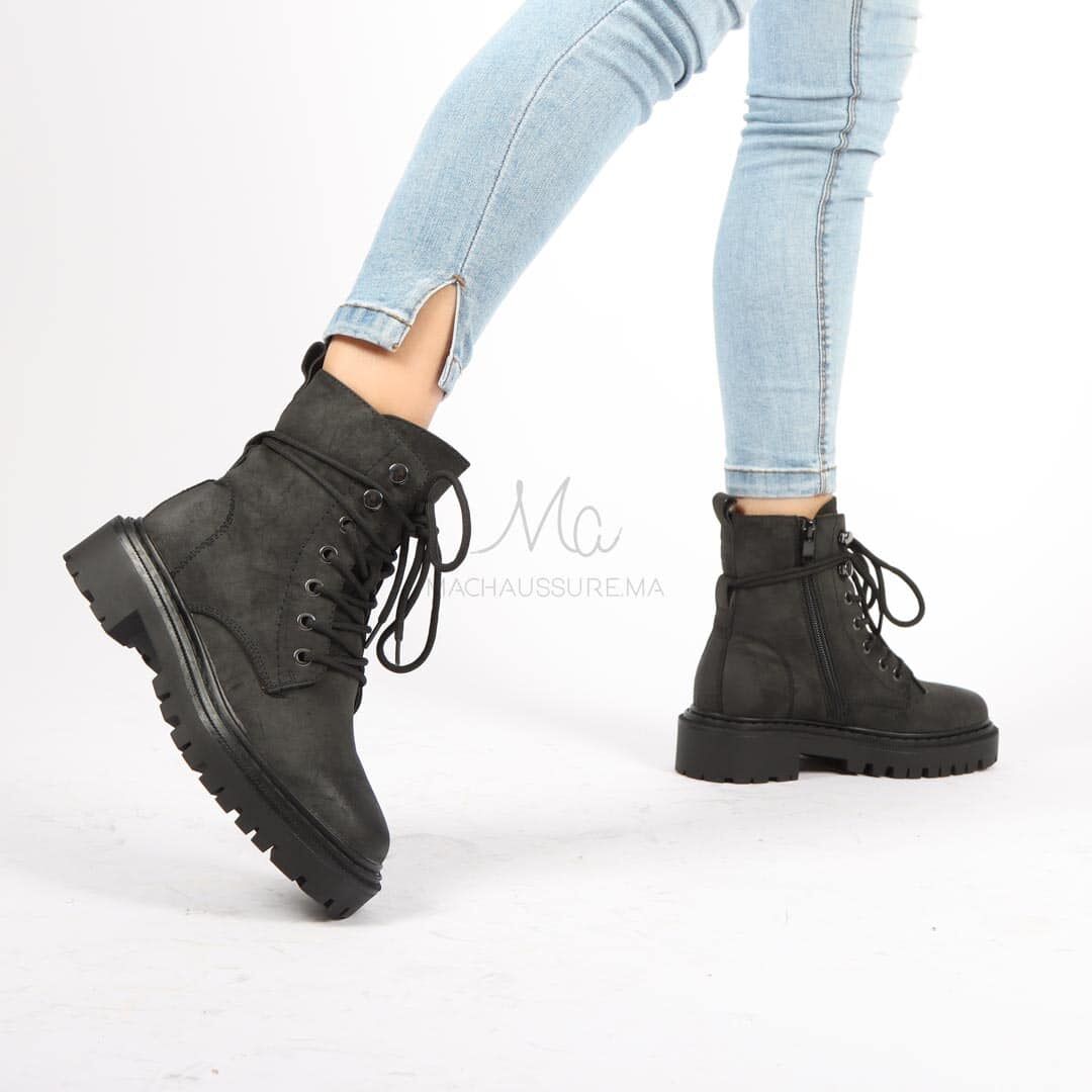 Isidora - Bottines En Noir thumbnail 1