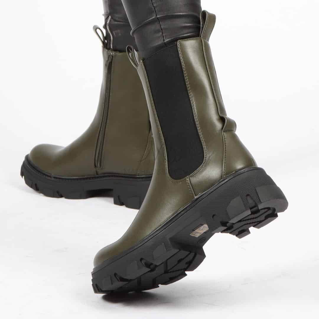 Natalia - Bottines À Talon En Marron