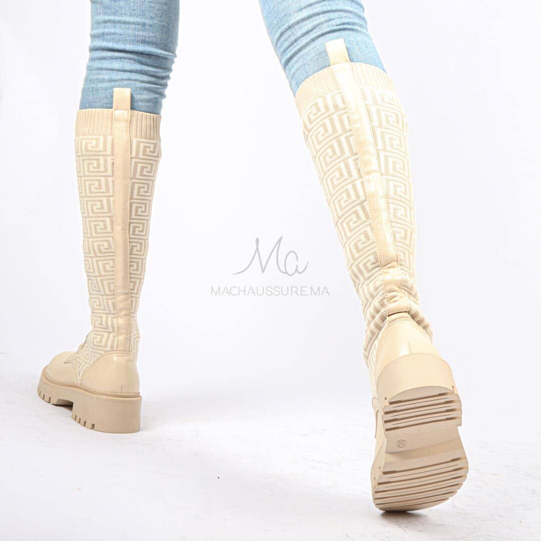 Graciella - Bottines En Beige thumbnail 3