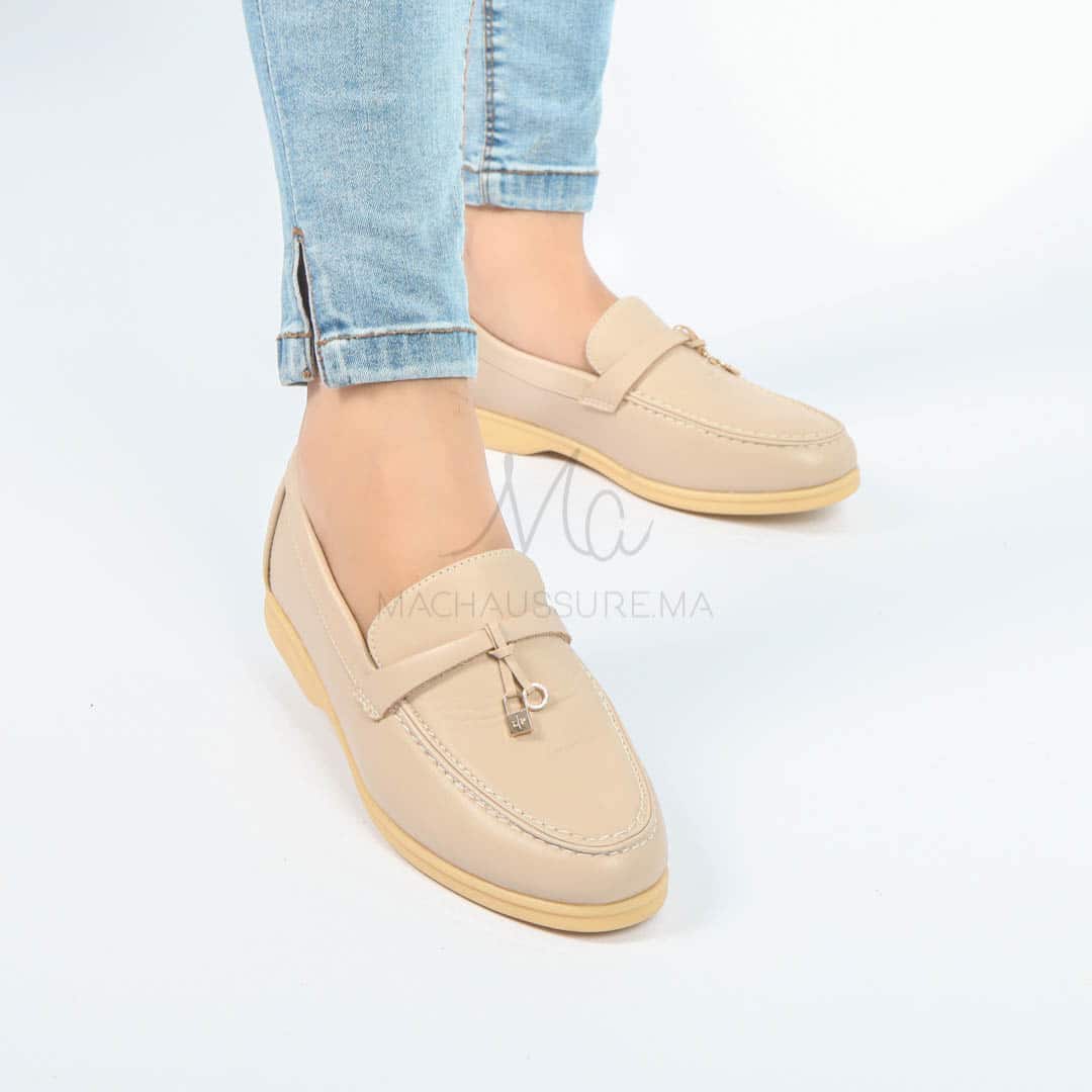 Opera - Mocassins En Beige thumbnail 1