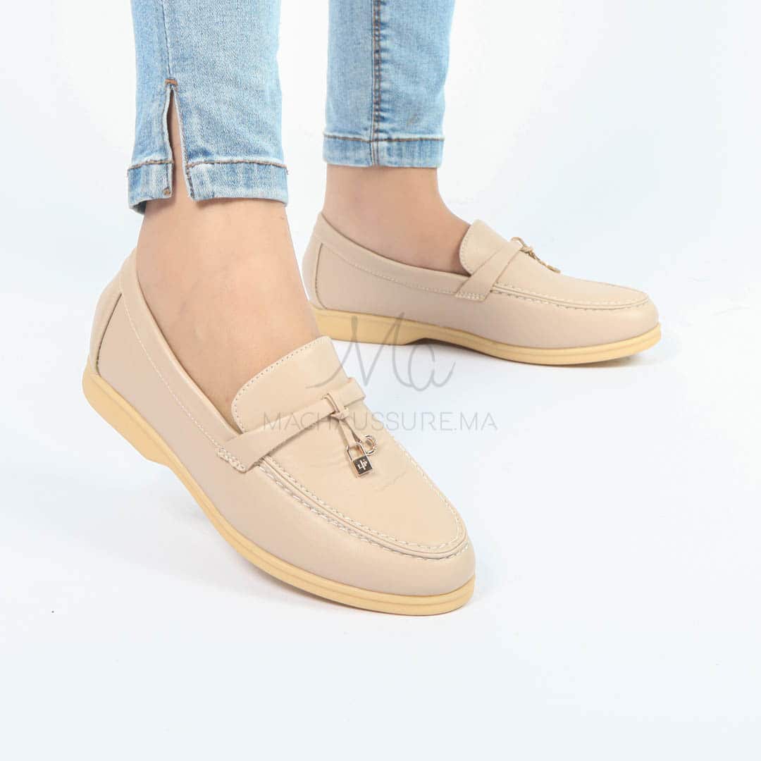 Opera - Mocassins En Beige thumbnail 2