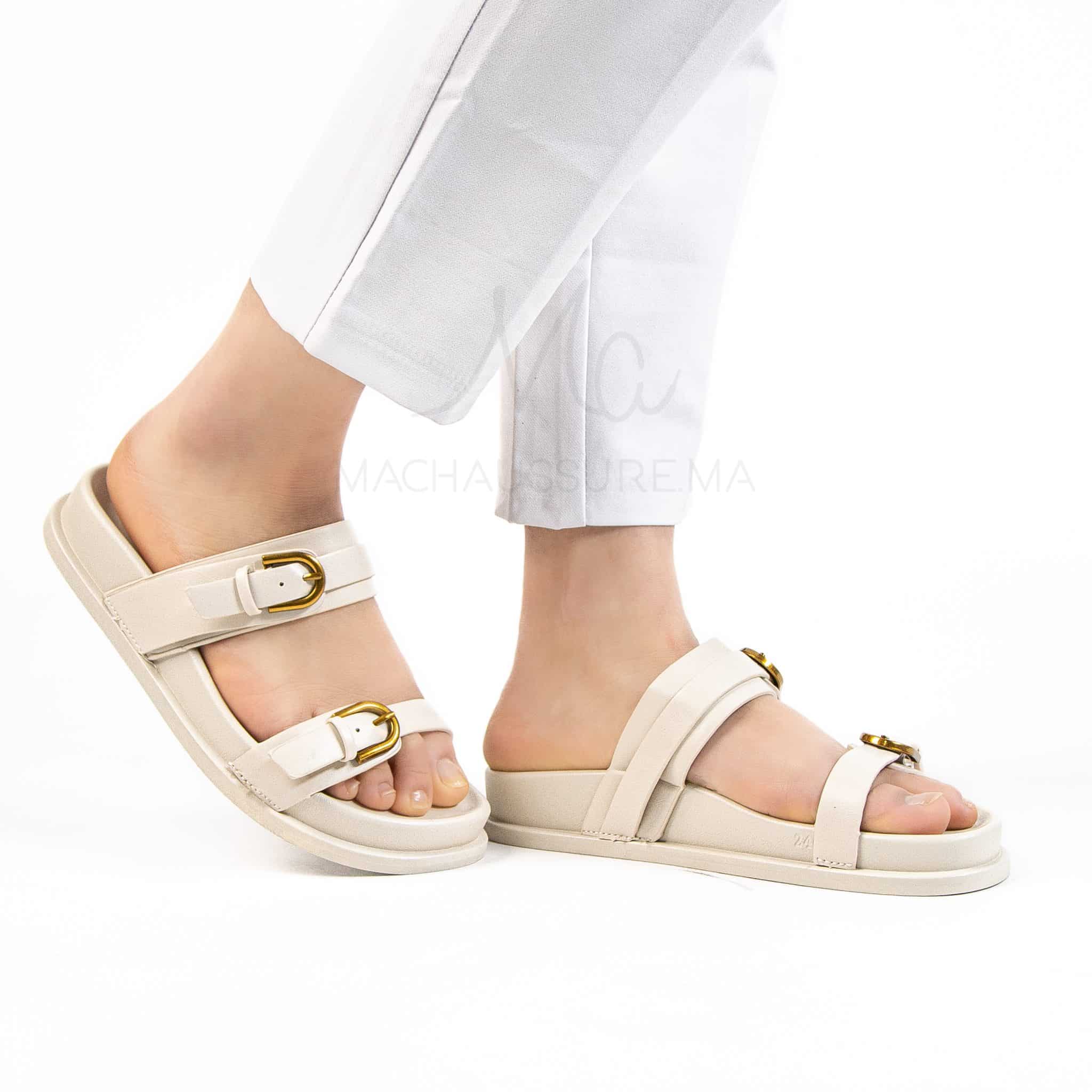 Zyra – Sandales plates thumbnail 1