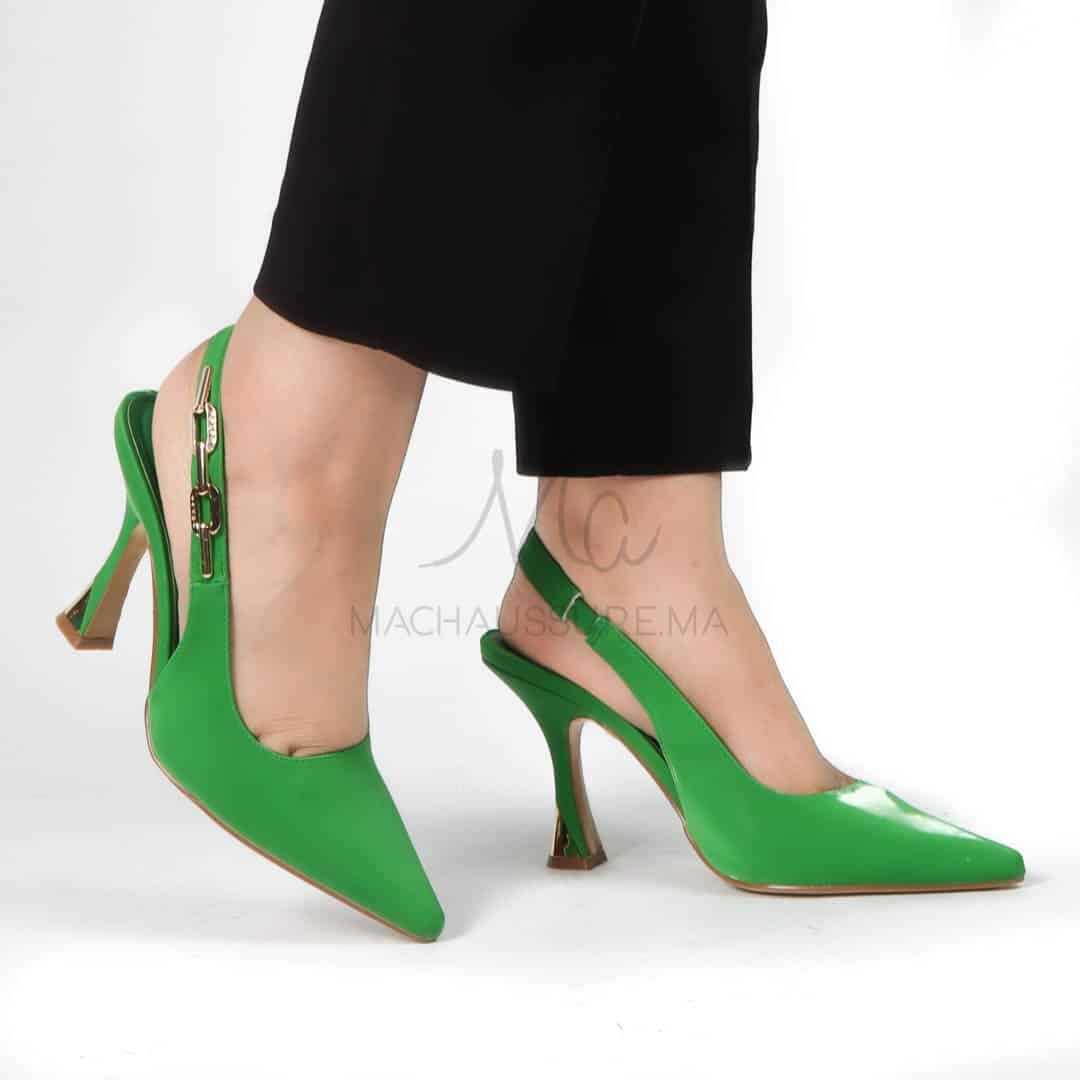 Amel - Escarpin À Talon En Beige