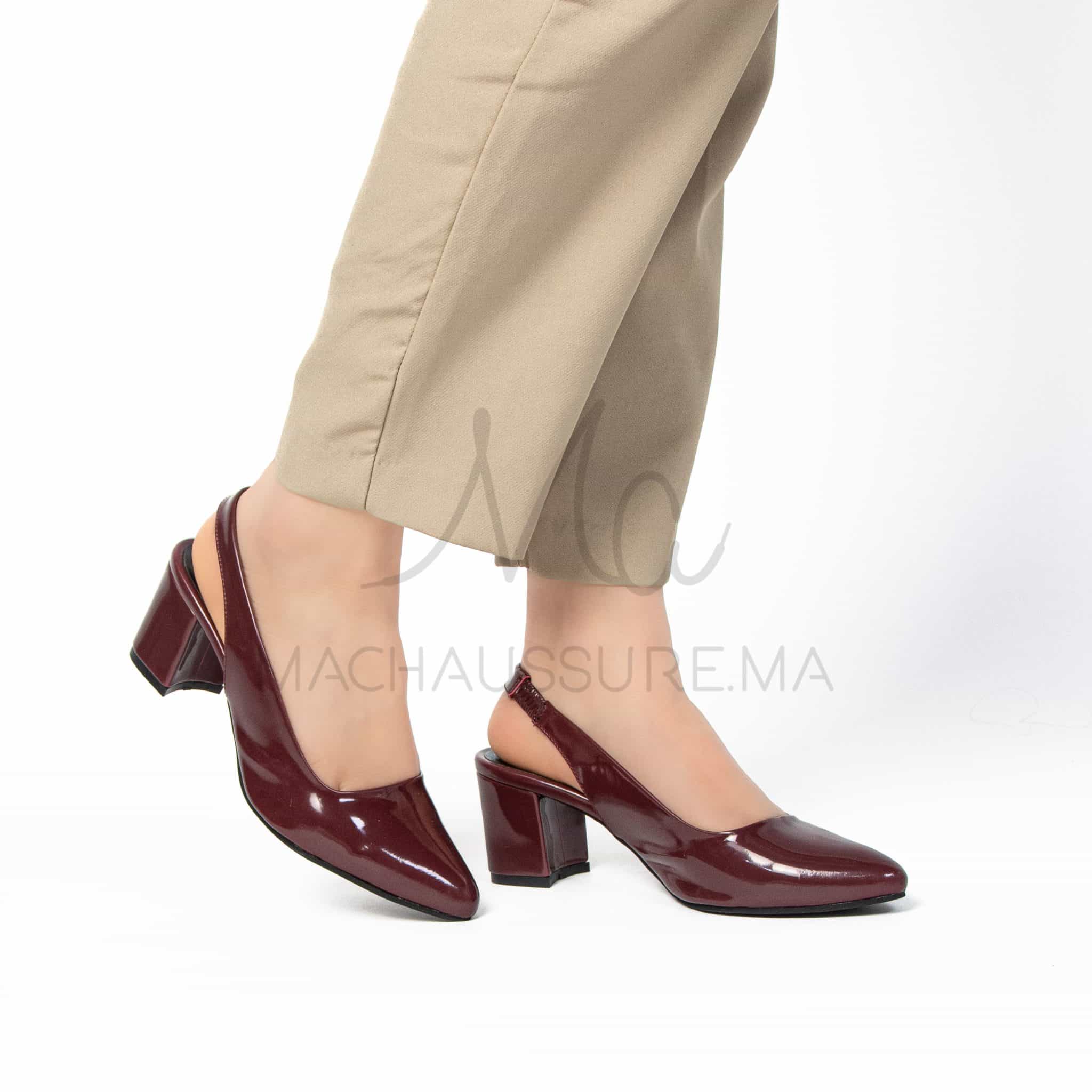 Neferti – Escarpins Demi Talon En Beige